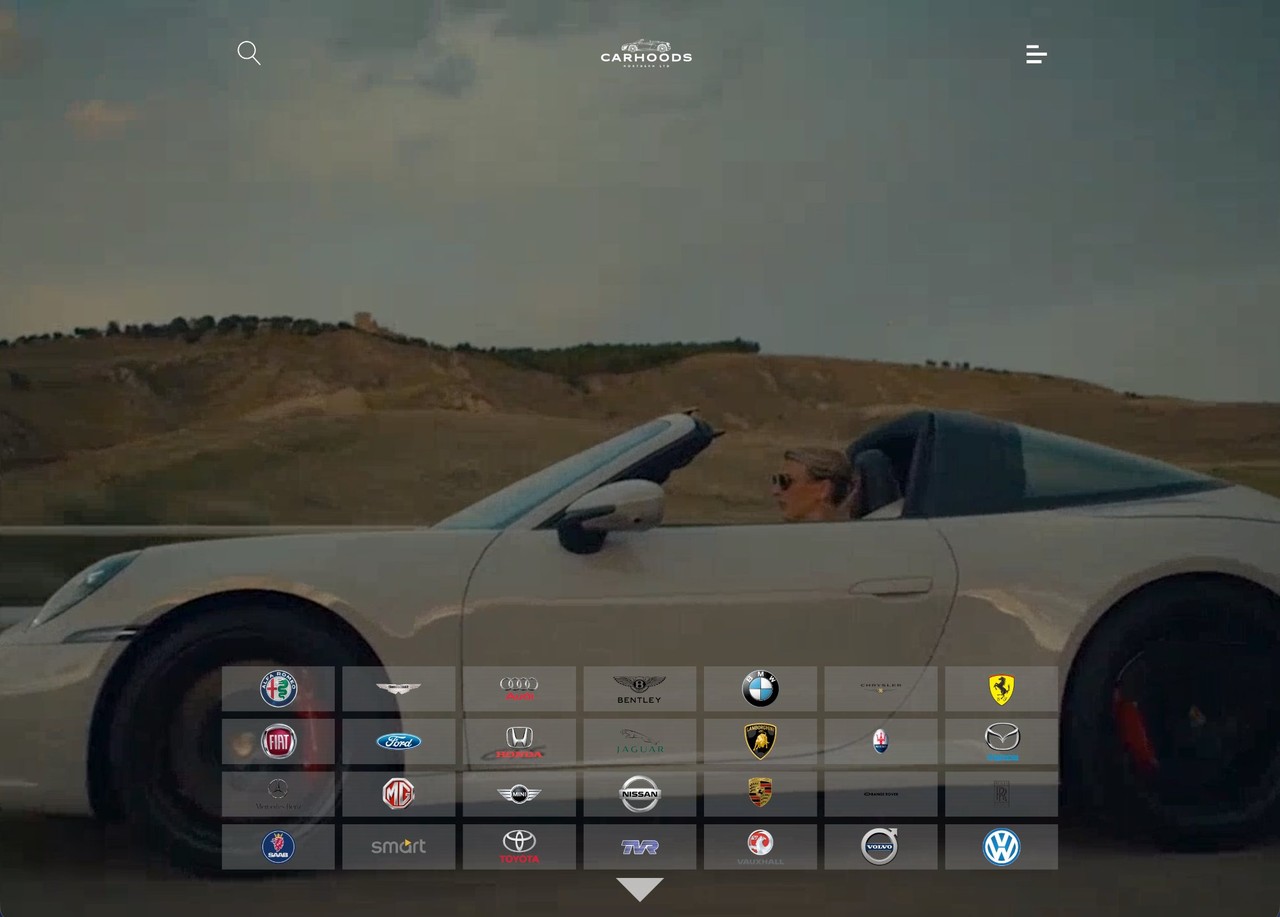 carhoodsnorthern.co.uk website screenshot